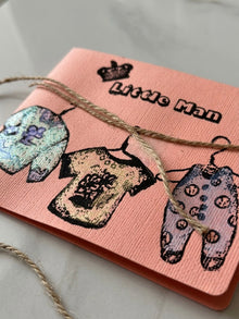Little Man baby shower cover