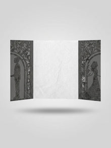 Under the Arch — Wedding Silhouette Card