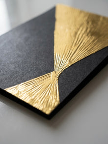 Gold Fan — Abstract Luxury Card