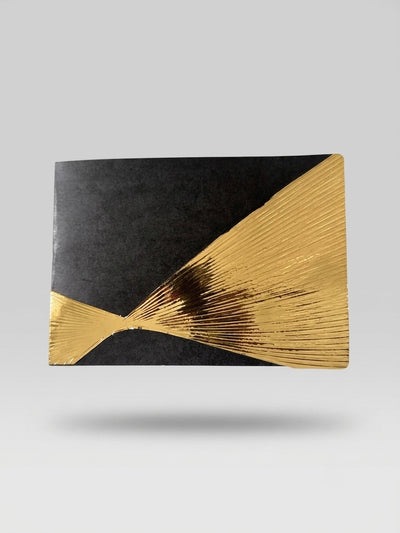 Gold Fan — Abstract Luxury Card