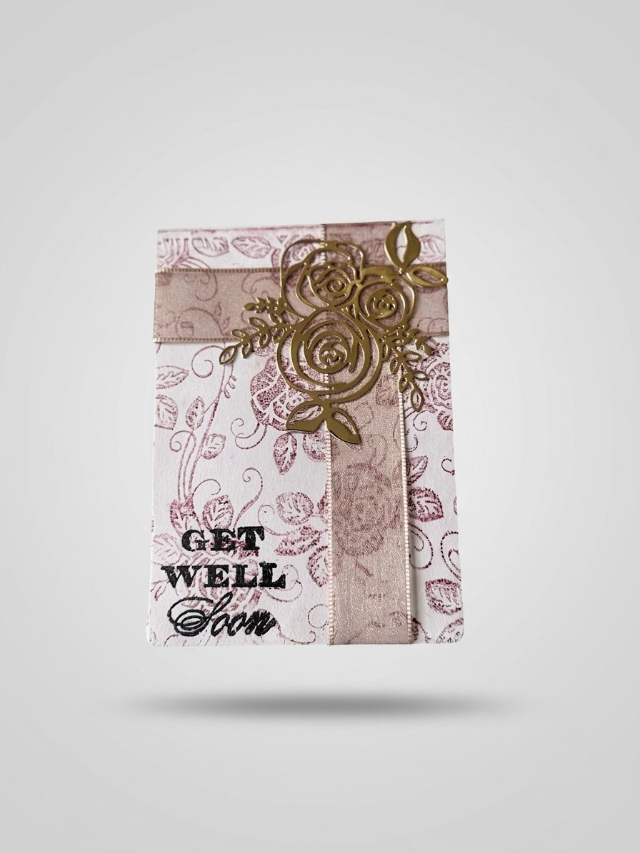 Get Well Soon — Rose Garden Card